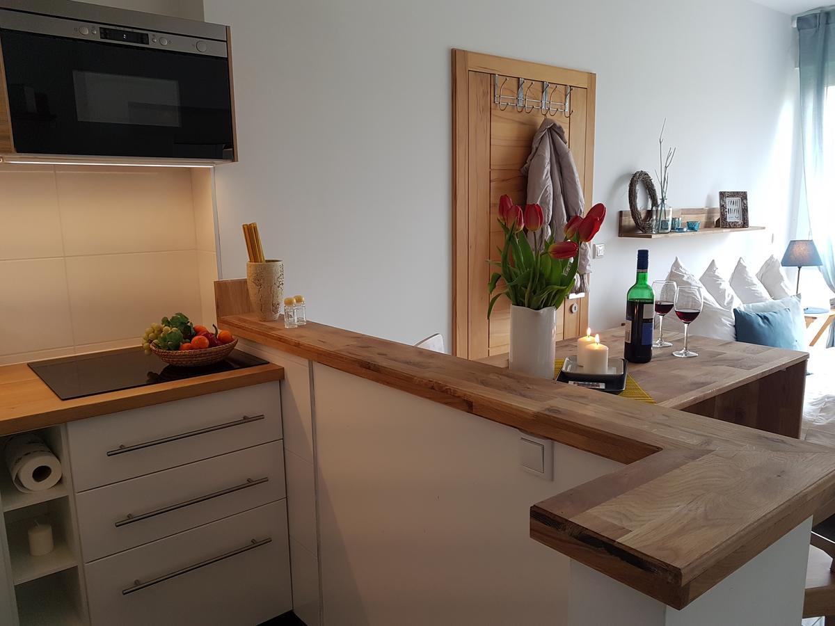 Apartment Zum Strand Wendisch Rietz Bagian luar foto